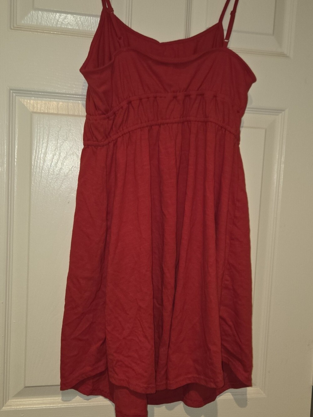 Y2K Red Spaghetti Strap Mini Dress - Picture 4 of 4